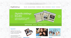 Desktop Screenshot of digievkonyv.hu